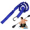 Generisch Cordino per kayak, clip autobloccante, 80-160 cm, corda elastica leggera a spirale, canna da pesca per kayak, canoe e pagaie, stand up paddleboard