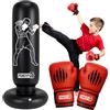 Original Cup Punchy® Sacco da Box Gonfiabile per Bambini 160x55 cm | Set Boxe con Guantoni e Pompa | Giocattolo Attivo per Bambini e Bambine dai 5 Anni | Per Casa e Giardino | Aerobik®