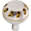 Tidgel Impugnatura per mulinello da pesca in lega di alluminio con fori di scarico, per modelli 1000-6000 e 8000-12000, manopola a sfera da 38 mm e 42 mm, facile e veloce da usare (38 mm)