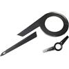 ITRHJTGP Copricatena Bicicletta Custodia Protettiva for Copertura della Protezione Catena Bici, Varie Dimensioni, for guarnitura del pignone delle corone 40-42T per Mountain Bike(Black)