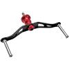 ZMdooreasy Maniglia a doppio bilanciere aggiornata per mulinelli STELLA costruita con dimensioni di 95 mm e alluminio ad alta resistenza (rosso)