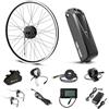 YOSE POWER - Kit di conversione per Ebike 36 V250 W 26", per motore anteriore per bicicletta elettrica, controller integrato con batteria Hailong 36V 18Ah