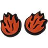 OSNIYAW 2 ammortizzatori per racchette da tennis a forma di fiamma, ammortizzatori di vibrazioni in silicone, ammortizzatori per corde da tennis, a forma di fiamma durevole, ammortizzatori in silicone