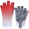 Generico Guanti da ciclismo Mezze dita sportivi bici strada for esterni Uomo donna(YD red,M)