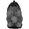 ZFIHAV Borsa porta palline da golf nera 2 pezzi con materiale in nylon, borsa a rete sportiva adatta for l'arrampicata in montagna per Palline Golf(M)
