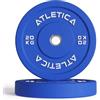 ATLETICA Color Bumper Plates | Coppia | Colorato e rumore e assorbimento degli urti | Robusto e durevole | Anello in acciaio inox Ø 50 mm Dimensioni 2 x 20 kg