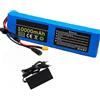 CQHZCL Batteria Per E-Bike 36V 10Ah, Batteria Agli Ioni Di Litio Impermeabile Con Protezione BMS Integrata, Batteria Ricaricabile Agli Ioni Di Litio Con Caricabatterie (36V 10AH),XT90+DC
