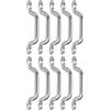Ejoyous Boat Top Pad Eye, set di 10 occhielli o pad per kayak Deck Loops in acciaio inox, per il fissaggio di toppe e appassionati di sport acquatici