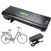 WILLQ Batteria Ebike Posteriore da 36V 8AH 10AH 12AH 14AH 24V 8,7AH 10,5AH 10AH 12AH 15AH 17,5AH con Pacco Batteria al Litio, Box di Controllo e Caricatore,24v8.7ah