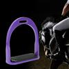 Generic Staffa in Alluminio Premium per Bambini Comoda Sicurezza di Guida Design Durevole per L'equitazione (Viola 16,93 X 6,69 X 0,39 Pollici)
