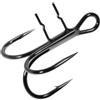 XCTDSVAH Ami da Pesca Gancio Triplo Spinpoler con Punte Porta Esca for Morbida da Pesca in Acciaio Corna(No 1 (6pcs))