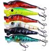 Generic XILILHC 6Pcs Popper Fishing Lure 8.5cm/11.5g Esche Artificiali Wobblers Topwater Esche da Pesca Accessori for La Pesca alla Carpa for Spigola