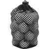ZFIHAV Borsa porta palline da golf nera 2 pezzi con materiale in nylon, borsa a rete sportiva adatta for l'arrampicata in montagna per Palline Golf(L)