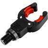 ZMdooreasy Ngt Style Grippz - Supporto per canna da pesca alla carpa, per filettatura M3, adattatore in lega di alluminio, impugnatura nera (rosso)