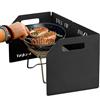 Riaisttd Stove Burning Windshield, Folding Windscreen Camp Stove