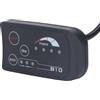 Stylebest Pannello Display a LED S810 per Misuratore di Controllo Impermeabile Multifunzionale per Bici Elettrica per Manubrio da 22,2 Mm di Tensione 36V 48V