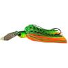 Zpengtai Esche Da Pesca 7G/13G/16G/19G Spinner Bait Weedless Fishing Lure Wobbler Chatterbait for pesce persico, luccio, walleye(01 green color,9g)