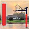 Generic Cuscinetti per pali da basket per la protezione del giocatore, imbottitura in schiuma spessa 2,5 cm per palo quadrato, copertura resistente per pali da seminterrato