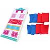 Yunhgft Cornhole Gioco Set per Famiglie e Amici, Gioco Americano di Lancio per Esterni e Giardino