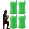 Riaisttd Portacanne da pesca con clip fisse | Clip multiuso per canna da pesca | Palla multifunzione 4 in 1 portatile per escursionismo, campeggio, viaggi e all'aperto
