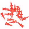 YANPINGJIA Set di 50 tee da golf in plastica, infrangibili, professionali, corti, per esercizio, unisex, in plastica