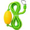 Generisch Corda di traino galleggiante per kayak con chiusura rapida e clip, robusta corda di salvataggio in PVC con moschettoni in acciaio inox 316 per salvataggio d'acqua, ancoraggi e collegamento