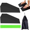 Riaisttd Yoga Wedge Blocks, Non Slip Squat Ramp, Ergonomic Calf Stretcher, Lightweight Slant Board, Professional Support Prop for Weightlifting, Palestra, Fitness, Yoga Accessories