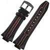 Generic Cinta di Orologio da Orologio in Pelle 15x27mm Cinta Compatibile con Seiko SPORTURA SNL029P2 SNL021P1 SNA595P2 SNL017P1 BRACELLA della CANDETTO