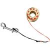 CQAHDSEVF Bobina da Immersione "Finger Spool", Bobina for Mulinello da Immersione da 15 m. Deriva del relitto della Grotta in Lega di Alluminio Multicolore(Red)