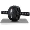 Lrocotanc Ruota Addominali - AB Roller - Roller per Addominali con Tappetino per Ginocchi - Fitness Trainer Home ABS Workout