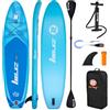 CampSup Zray EA-4 Allround Air 10'10 Minicombo, tavola gonfiabile per principianti con doppia pagaia, set completo