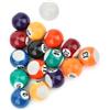 Hidyliu Set di Mini Palle da Biliardo in Resina Ecologica da 16 Pezzi per Sale da Gioco e Divertimento Ricreativo, Gioco Istantaneo da 32 Mm