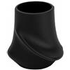 UPALDHOU Allenatore per Swing con Racchetta da Tennis, Aiuto per l'allenamento con Correttore di Impugnatura in Silicone, Strumento di Pratica Ergonomico Antiscivolo 5,8 X 5,2 X, Cm per (Black)