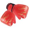 Stylebest Guantoni da Boxe per Bambini Addensati PU Allenamento di Combattimento Professionale per Sparring Kickboxing 7,9x5,9 Pollici 1 Paio (Rossa)