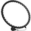 RUILBJM Smart Hula Hoop Fitness Dimagrante Adulto, 36 Nodi Rimovibile con Palla di Gravità Della, Adatto per Donne Principianti Adults, Weighted Hula Hoops Sport Allenatore (Nero)