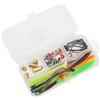 Generic Set di Ami da Pesca da 45 Pezzi con Scatola Che Include Ami, Esche e Girelle per la Pesca in Barca Sull'oceano e la Sul Fiume
