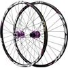 HWEVDHJ Set Di Ruote Per Mountain Bike 24 26 27.5 29 Pollici Cerchi In Lega Di Alluminio 32 Fori Set Di Ruote MTB Con Freno A Disco A Sgancio Rapido 9 * 100/10 * 135mm 7 8 9 10 11 12 Cassetta Velocità(24)