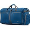 Gonex Borsa da viaggio pieghevole Gonex da 40L per imbarcarsi in aereo, leggera e pieghevole, idrorepellente e resistente allo strappo per la palestra Blu Scuro