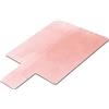 Tressify Tappetino per Pilates Reformer, pieghevole, 100 x 61 cm, in velluto rosa, antiscivolo, assorbe il sudore, igienico, con fondo in silicone antiscivolo, portatile, per casa e palestra