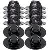 NUOBESTY Supporto Motore in PVC Nero per Kayak e Canoe, Facile da Usare e Trasportare, Kit da 12 Pezzi per Montaggio Motore Stabile e Resistente