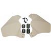 OAREA Copertura laterale per casco veloce Airsoft militare tattico casco accessori in gomma morbida Due coperture di protezione dell'orecchio