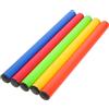 FUNOMOCYA Bastoncini per Staffetta da Corsa in Plastica 5 Pezzi Leggeri Resistenti agli Urti Design Semplice e Bordi Lisci per Gare Sportive e Scuola