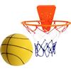 Generisch Palla da basket silenziosa, ad alto rimbalzo, ideale per giocare al chiuso, senza rumore, perfetta per bambini e adulti, migliora lo sviluppo delle abilità