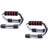 FFitness Push Up Stand Bars | Maniglie Per Flessioni Piegamenti Pettorali Spalle Addominali Schiena Tricipiti | Accessori in acciaio per Home Fitness Palestra (Blu)