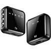SKUBIS Microfono lavalier wireless uno a due Smart Square Long Standby Trasmissione in diretta Tecnologia wireless Vlog2.4G,A
