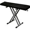 Solisara Custodia per pianoforte 88 tasti, custodia di protezione tastiera antipolvere, copertura tastiera pianoforte elettronica con cordino di serraggio per P45 P145 Roland FP-10, nero