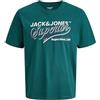 JACK & JONES Jjelogo Tee S O-Neck 2 col Ss26 SN, Profondo Atlantico, S