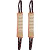 Novocloud 2Pz Manicotto Cane 30cm Giocattolo Interattivo per Cani in Tela e Iuta Cuscino da Morso per Addestramento al Tiro alla Fune e Giochi all'Aperto con 2 Maniglie Robuste (Impronte)