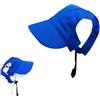 Generico Cappellino da Baseball per Cani, Cappellino da Sole per Cuccioli, in Tela, alla Moda, Comodo e Regolabile con Fori per Le Orecchie, Visiera, Visiera Estiva Cappello per