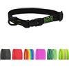 bub's Collare Piccolo per Cane di Piccola Taglia a Chiusura Rapida. Morbido, Anallergico, Lavabile, Regolabile e Resistente. (Controllo Dimensione: Collo da 25 a 36) (Nero)